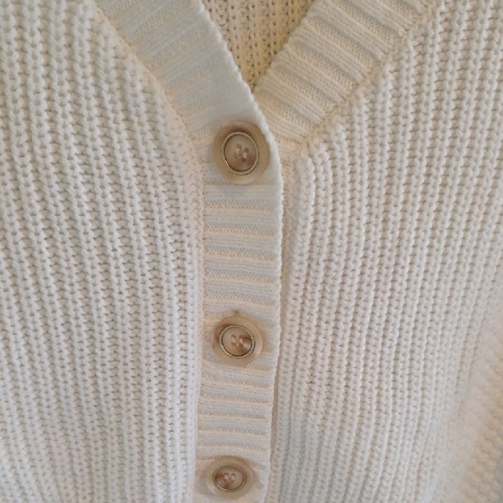 Maurices Cream Button-Up Cardigan - Picture 3 of 5